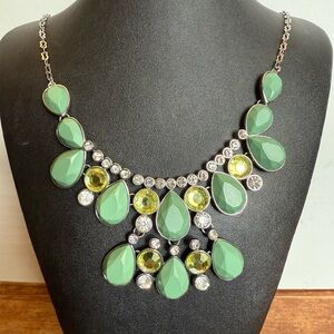 Lia Sophia Green and Silver Necklace